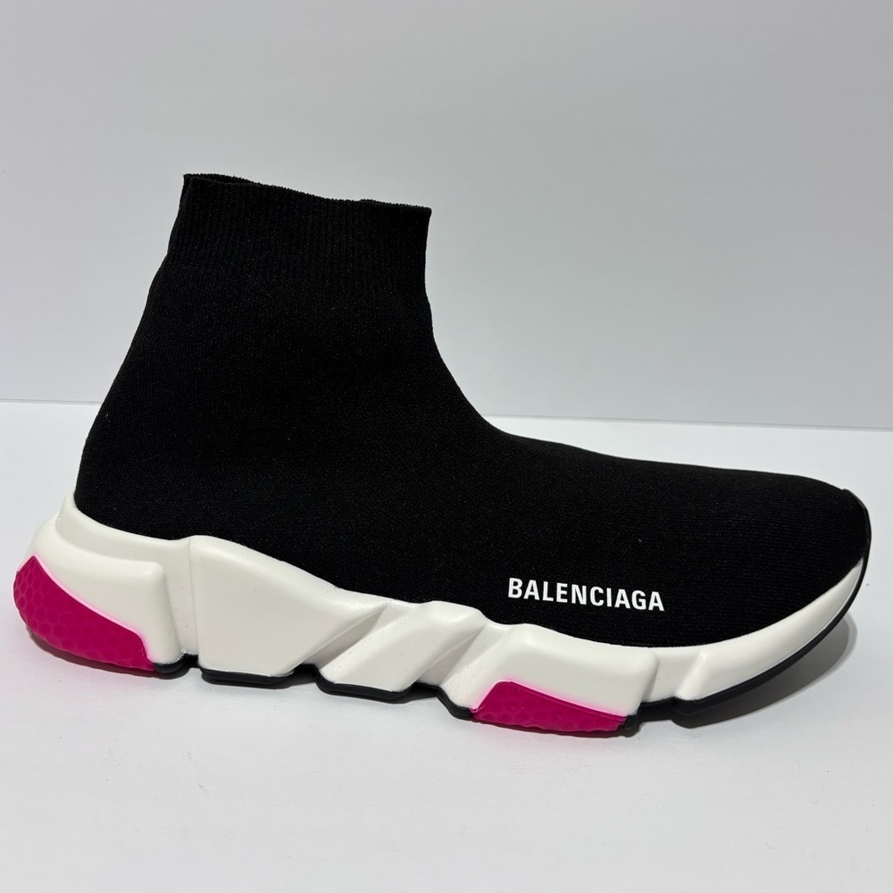 Balenciaga Women’s Speed LT Knit Sneakers Black, Size US 12, EUR 42